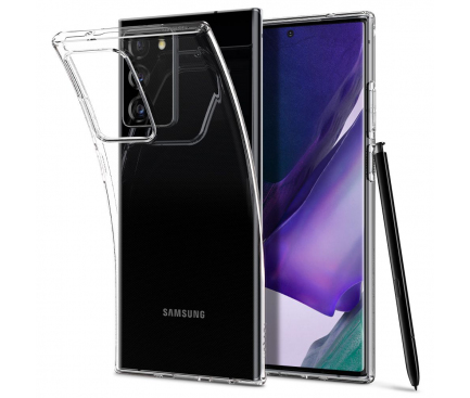 Husa TPU Spigen Liquid Crystal pentru Samsung Galaxy Note 20 Ultra N985 / Samsung Galaxy Note 20 Ultra 5G N986, Transparenta ACS01389