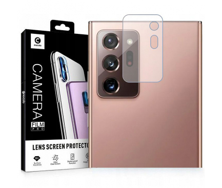 Folie Protectie Camera spate Mocolo pentru Samsung Galaxy Note 20 Ultra N985 / Samsung Galaxy Note 20 Ultra 5G N986, Sticla securizata, 9H, 2.5D