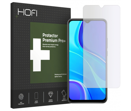 Folie Protectie Ecran HOFI pentru Xiaomi Redmi 9 / Xiaomi Redmi 9A, Sticla Flexibila, Hybrid, 7H, 0.2mm