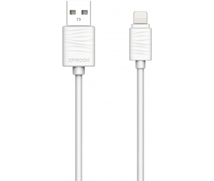 Cablu Date si Incarcare USB la Lightning Joyroom JR-S118 Fast Charging, 1 m, Alb, Blister 