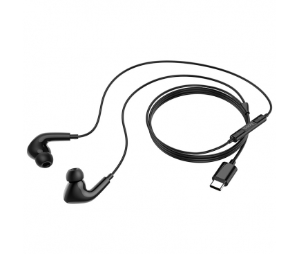 Handsfree Casti In-Ear HOCO M1 Pro Acoustic, Cu microfon, USB Type-C, Negru