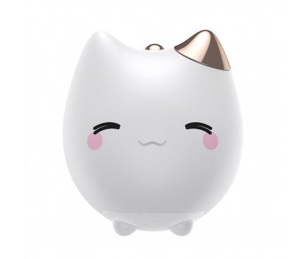 Mini lampa veghe Baseus LED Cute Kitty, Alba DGAM-A02