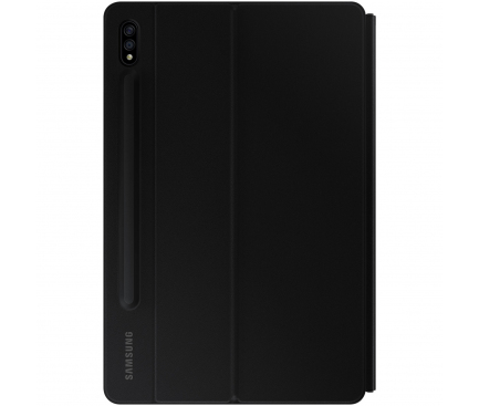 Husa Tableta Samsung Galaxy Tab S7 / Samsung Galaxy Tab S8, Bookcover Keyboard, Neagra EF-DT870UBEGEU