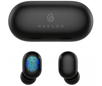 Handsfree Casti Bluetooth Haylou GT1 PLUS, SinglePoint, Negru