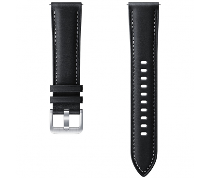 Curea ceas Samsung Galaxy Watch3 45mm / Galaxy Watch 46mm, 22 mm, Neagra ET-SLR84LBEGEU