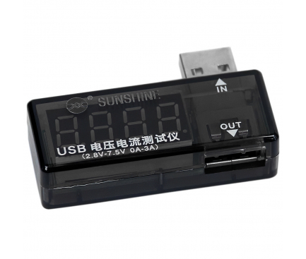 Tester consum/voltaj USB Sunshine SS-302