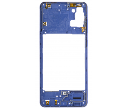 Carcasa Mijloc Samsung Galaxy A31, Albastra
