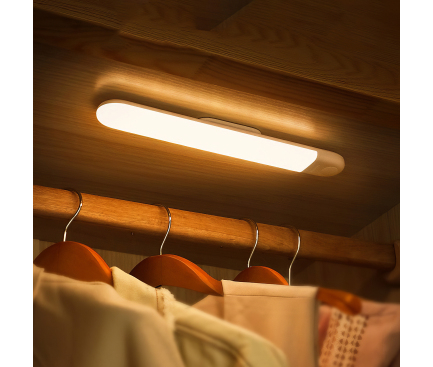 Lampa LED Baseus Sunshine Magnetic, cu Senzori de Miscare, pentru Interior, Alba DGSUN-YA02