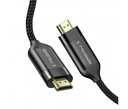 Cablu Audio si Video HDMI la HDMI McDodo CA-7180, 2 m, 4K, Bidirectional, Negru