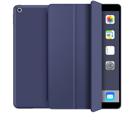 Husa Tableta TPU Tech-Protect SmartCase pentru Apple IPad 10.2 (2019) / Apple IPad 10.2 (2020) / Apple IPad 10.2 (2021), Bleumarin