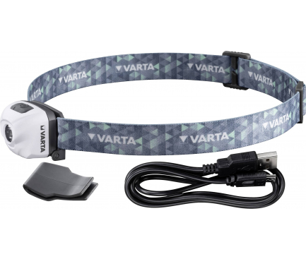 Lanterna Varta H30R, Frontala Outdoor Sports Ultralight H30R, 300 lm, Gri