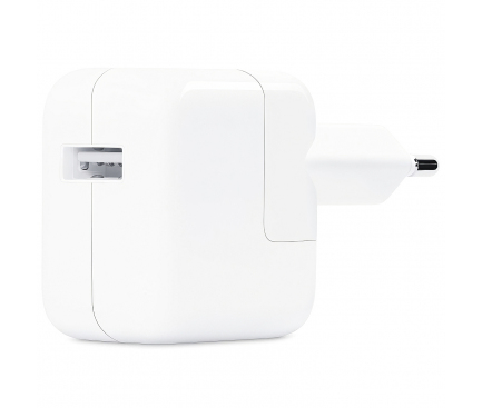 Incarcator Retea Apple, 12W, 2.2A, 1 x USB-A, Alb MGN03ZM/A