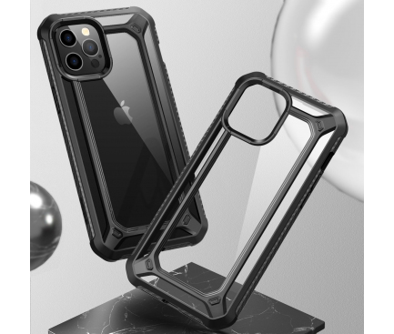 Husa Plastic - TPU Supcase EXO pentru Apple iPhone 12 Pro Max, Neagra
