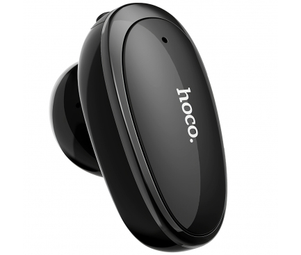 Handsfree Casca Bluetooth HOCO Voicebusiness E46, SinglePoint, Negru