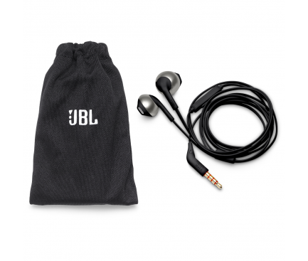 Handsfree Casti EarBuds JBL Tune 205, Cu microfon, 3.5 mm, Negru JBL-T205-HSET