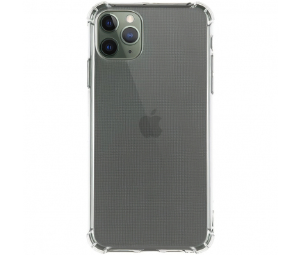 Husa TPU Goospery Mercury Bulletproof Apple iPhone 12 / Apple iPhone 12 Pro, Antisoc, Transparenta