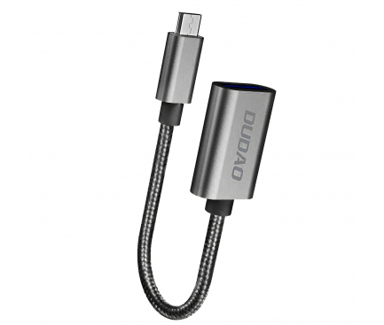 Adaptor OTG microUSB - USB-A Dudao L15M, Negru