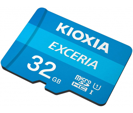 Card Memorie MicroSDHC KIOXIA Exceria, cu Adaptor, 32Gb, Clasa 10 / UHS-1 U1, Blister_PRB_DBL-302542 