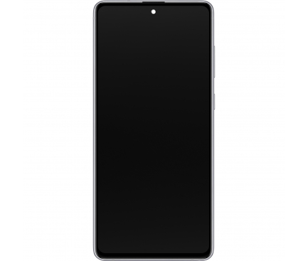 Display cu Touchscreen Samsung Galaxy Note10 Lite N770, cu Rama, Argintiu, Service Pack GH82-22055B