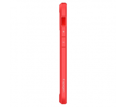 Husa Plastic - TPU Spigen ULTRA HYBRID pentru Apple iPhone 12 mini, Rosie ACS01747