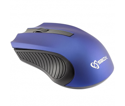 Mouse Wireless SBOX WM-373BL, 3D optic, 800 DPI, Albastru PMS00388