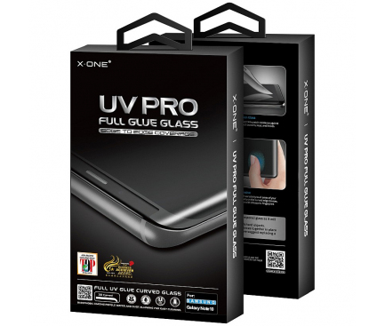Folie de protectie Ecran X-One pentru Samsung Galaxy Note 20 Ultra 5G N986 / Note 20 Ultra N985, Sticla securizata, UV Glue