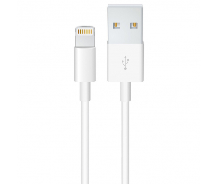 Cablu Date si Incarcare USB la Lightning OEM, 0.5 m, Alb