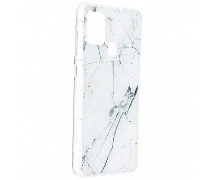 Husa TPU Forcell Marble 1 pentru Samsung Galaxy A21s, Multicolor