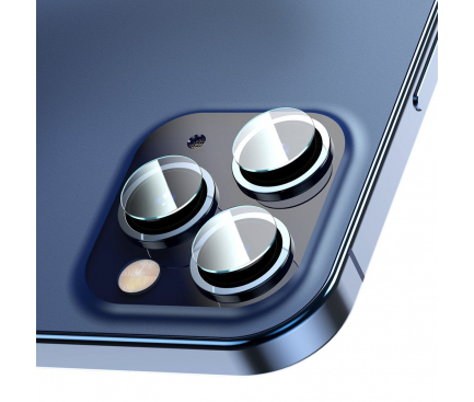 Folie Protectie Camera spate Baseus pentru Apple iPhone 12 Pro Max / Apple iPhone 12 Pro, Set 2 buc, Sticla securizata SGAPIPH61P-JT02