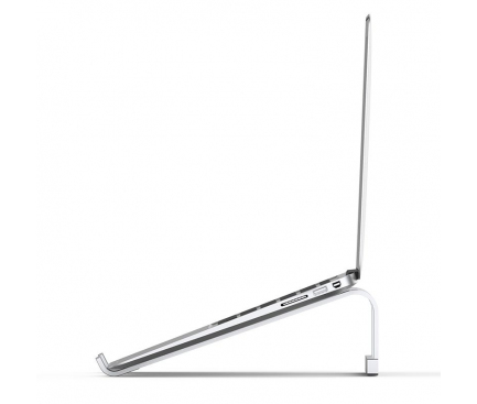 Stand Laptop Tech-Protect ALUSTAND 2, Pentru Laptop 16 inch, Argintiu