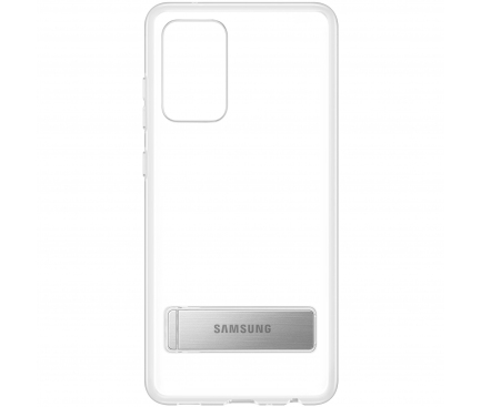 Husa TPU Samsung Galaxy A72 4G A725 / Samsung Galaxy A72 5G A726, Standing Cover, Transparenta EF-JA725CTEGWW