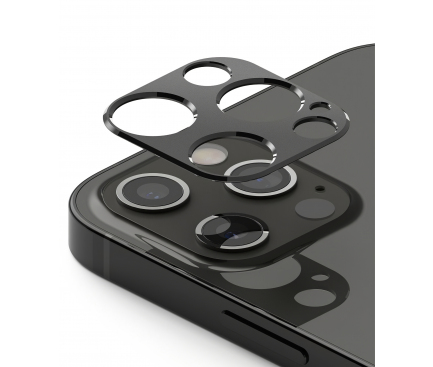 Rama Protectie Ringke Camera spate pentru Apple iPhone 12 Pro Max, Gri ACCS0014