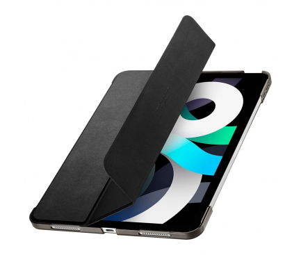 Husa Tableta TPU Spigen Smart Fold pentru Apple iPad Air (2020), Neagra ACS02050