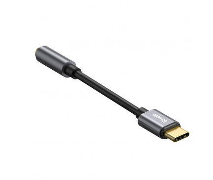 Adaptor Audio 3.5mm - USB-C Baseus L54, Gri CATL54-0G
