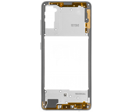 Carcasa Mijloc Samsung Galaxy A41 A415, Alba