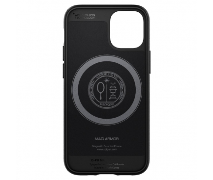 Husa Spigen Mag Armor pentru Apple iPhone 12 Pro Max, Neagra ACS01864