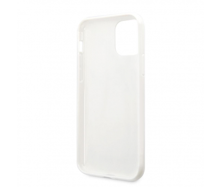 Husa Plastic - TPU Guess Marble Design pentru Apple iPhone 11 Pro Max, Alba GUHCN65PCUMAWH