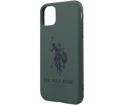 Husa TPU U.S. Polo Big Horse pentru Apple iPhone 11 Pro Max, Verde USHCN65SLHRGN