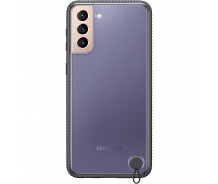 Husa pentru Samsung Galaxy S21+ 5G G996, Clear Protective Cover, Neagra EF-GG996CBEGWW