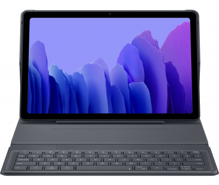 Husa Tableta Samsung Galaxy Tab A7 10.4 (2020), Cu Tastatura, Gri EF-DT500UJEGEU