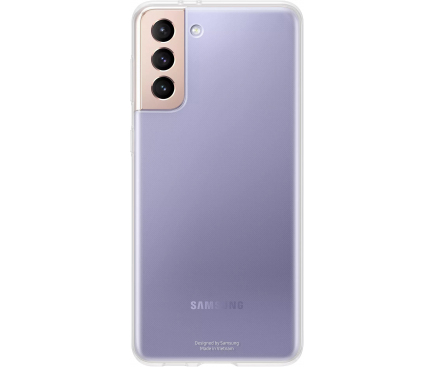 Husa TPU Samsung Galaxy S21 5G, Clear Cover, Transparenta EF-QG991TTEGWW