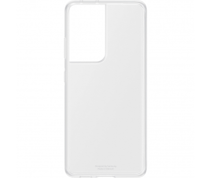 Husa pentru Samsung Galaxy S21 Ultra 5G G998, Clear Cover, Transparenta EF-QG998TTEGWW