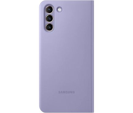 Husa pentru Samsung Galaxy S21 5G G991, LED View Cover, Violet EF-NG991PVEGEE