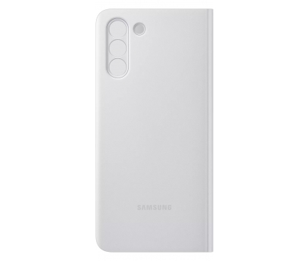 Husa Samsung Galaxy S21+ 5G, Clear View Cover, Gri EF-ZG996CJEGEE