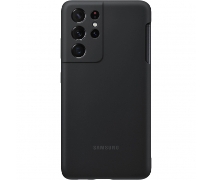 Husa TPU Samsung Galaxy S21 Ultra 5G, S-Pen, Neagra EF-PG99PTBEGWW