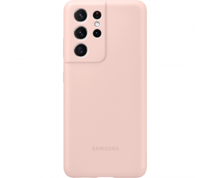 Husa TPU Samsung Galaxy S21 Ultra 5G, Roz EF-PG998TPEGWW