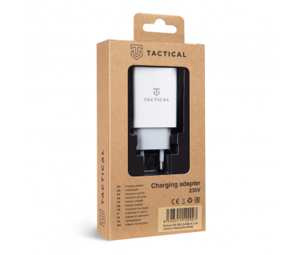 Incarcator Retea USB Tactical AR-006, 2 X USB, 2.1A, Alb CHNM2U019