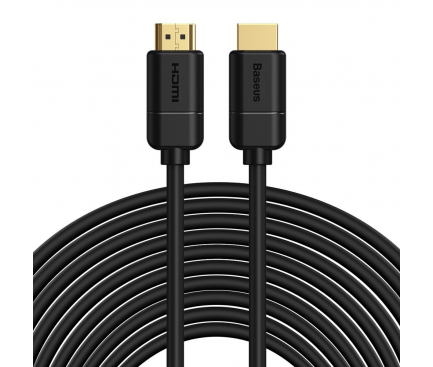 Cablu Audio si Video HDMI la HDMI Baseus, 1080p, 60 Hz, 3D HDR, 18 Gbps, 12m, Negru CAKGQ-G01