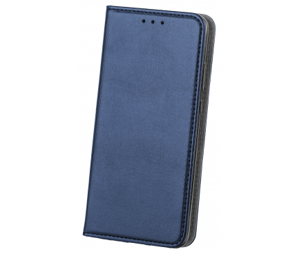 Husa Piele OEM Smart Magnetic pentru Samsung Galaxy A20s, Bleumarin