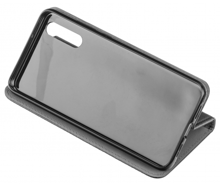 Husa Piele OEM Smart Magnetic pentru Samsung Galaxy A52 5G, Neagra, Bulk 
